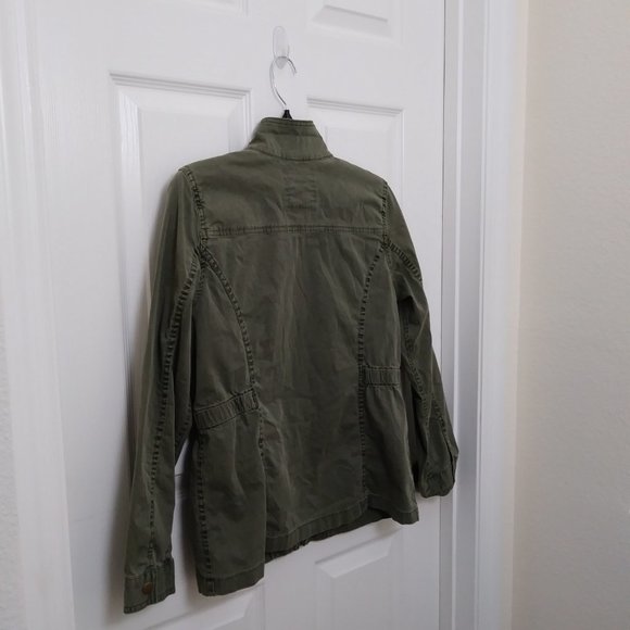 Sonoma Olive Green Utility Jacket Size S - Picture 6 of 13